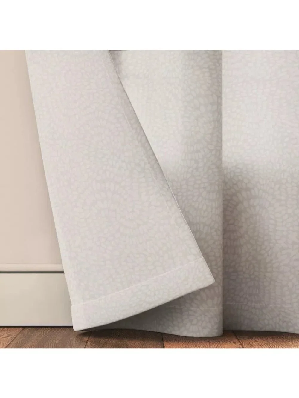 Threshold Farrah Light Filtering Cream Petal Print Curtain Panel 54